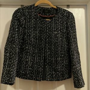 J. Crew Tweed Navy/Black Jacket